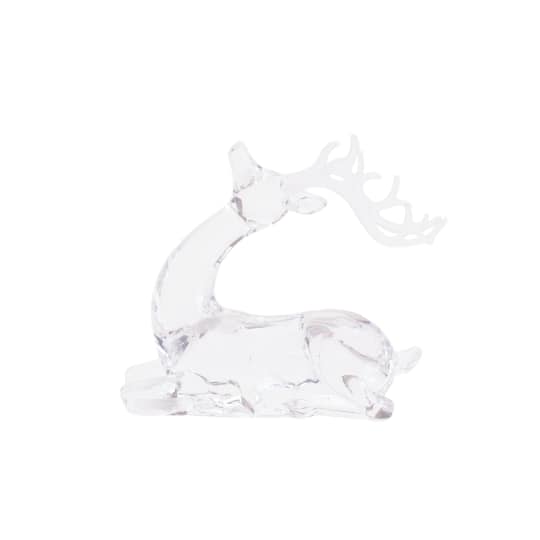 Melrose Clear Acrylic Deer Figurine Set